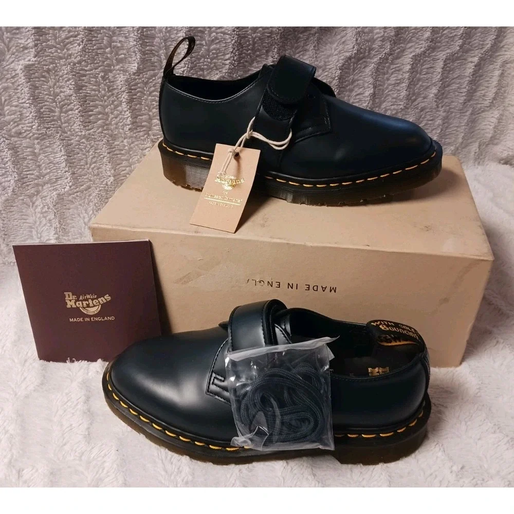 Dr Martens x Engineered Garments 1461 Men's 6 Women's 7 Navy Made In England